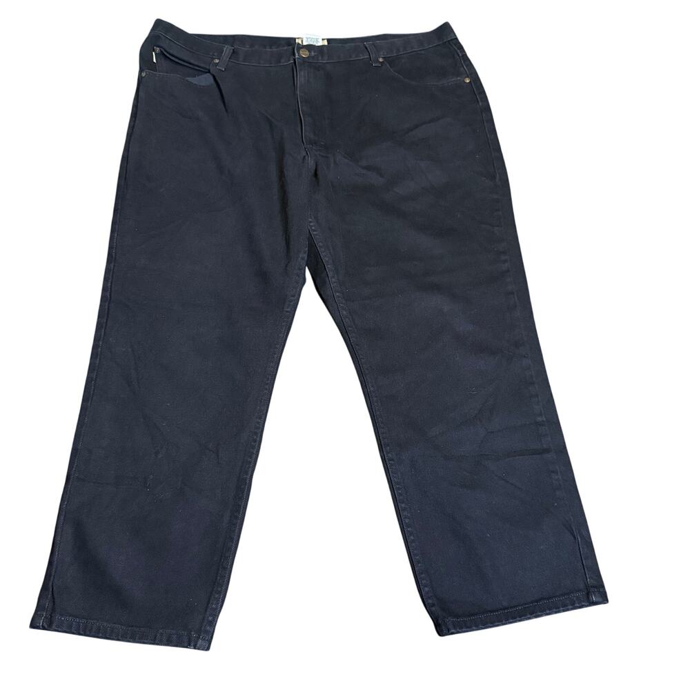 L.L. Bean Men's Classic Fit jeans, 100% Cotton, Black Denim, 44x28